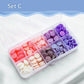 Auroral Sealing Wax Bead Box, Shell Luster Wax Seal Beads Set