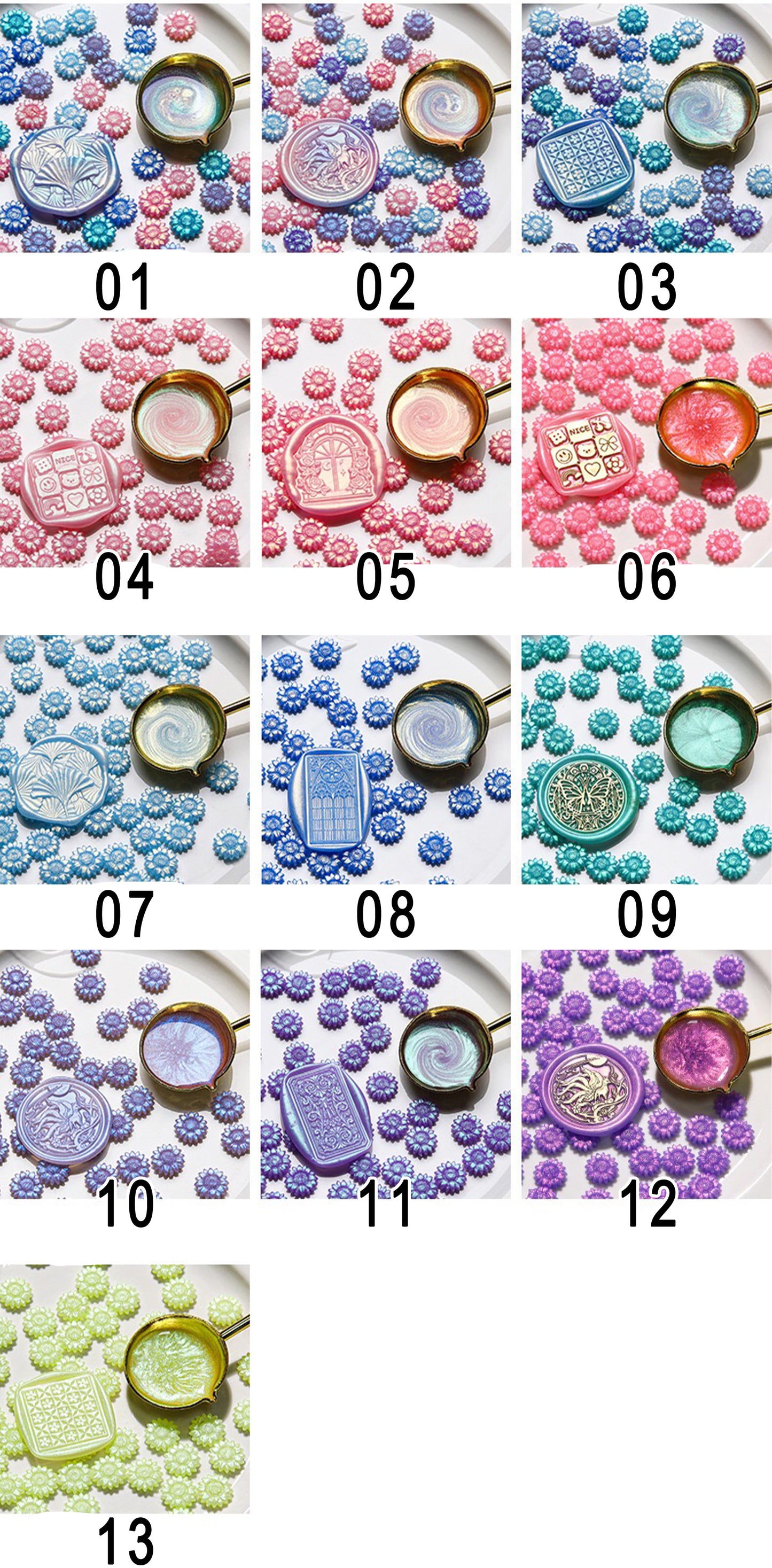 Aurora Sealing Wax Beads for Wax Seal Stamp, Gift Wrapping,