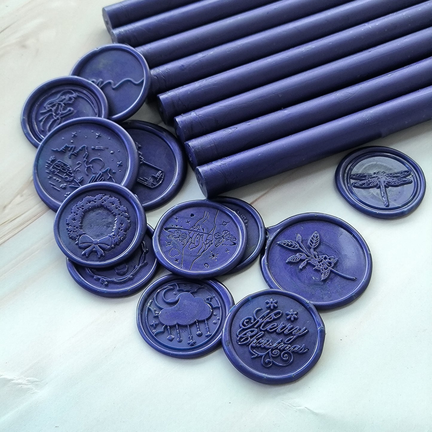 Starry Blue Wax Seal Sticks