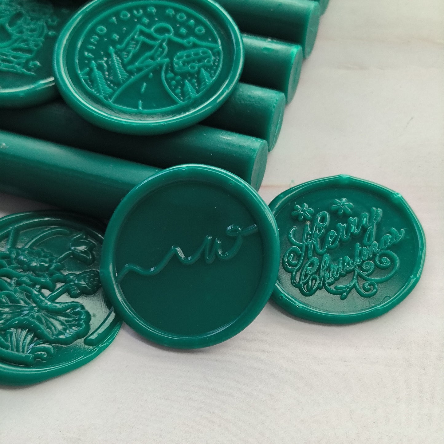 Dark Green Sealing Wax Sticks