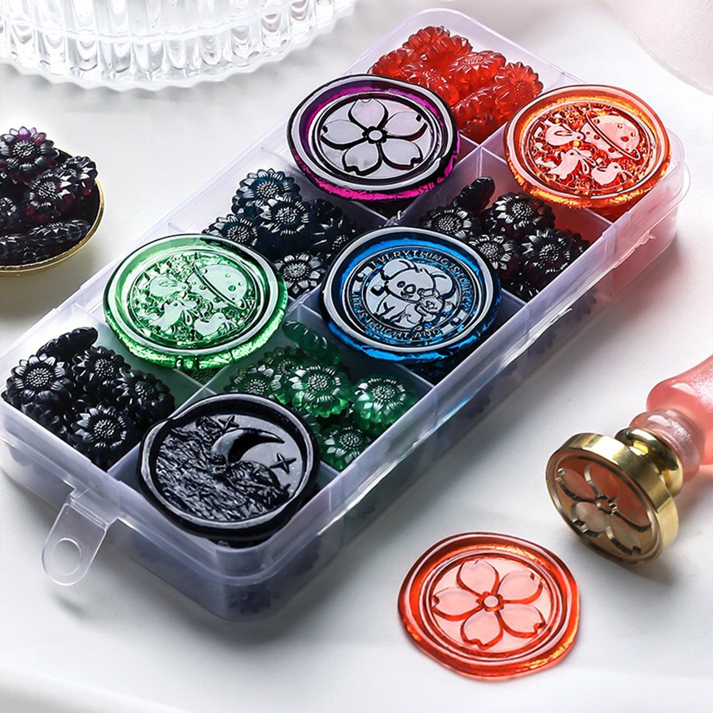 High transparency Sealing Wax Beads, Resin Seal Beads