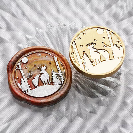 Deer in the forest Wax Seal Stamp