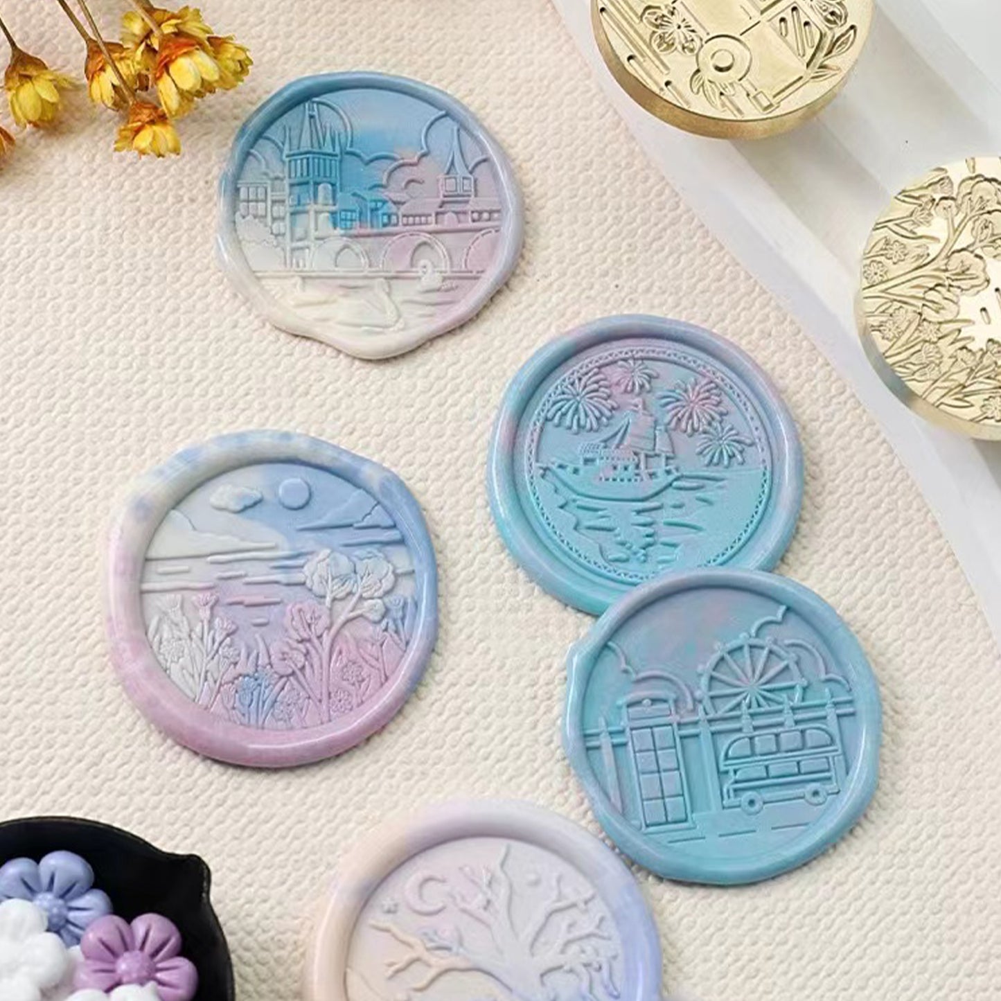 A corner of spring Wax Seal Stamps