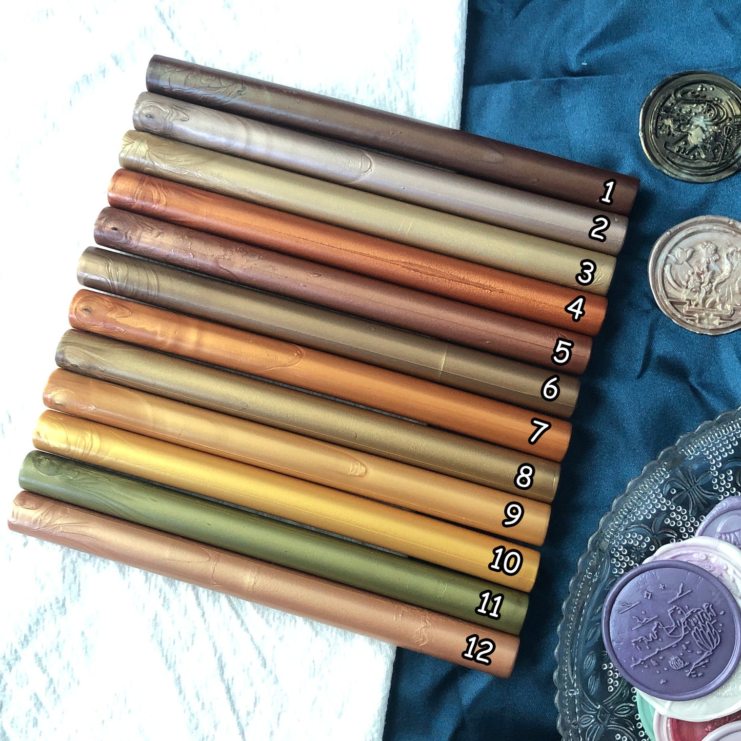 Golden Sealing Wax Sticks