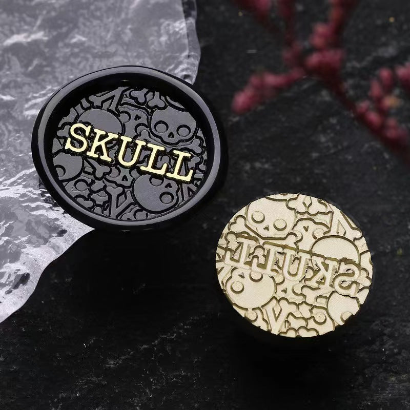 Skull puzzle Wax Seal Stamp