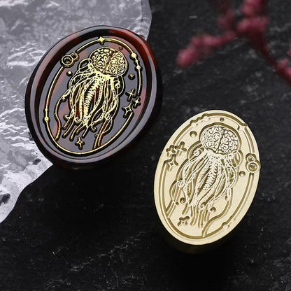 Brain Jellyfish Wax Seal Stamp