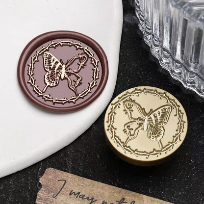 Broken butterfly Wax Seal Stamp