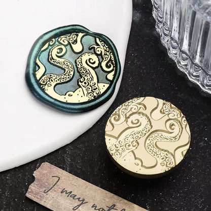 Abyssal octopus Wax Seal Stamp