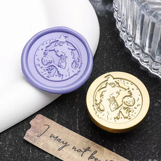 Crystal Ball Witch Wax Seal Stamp