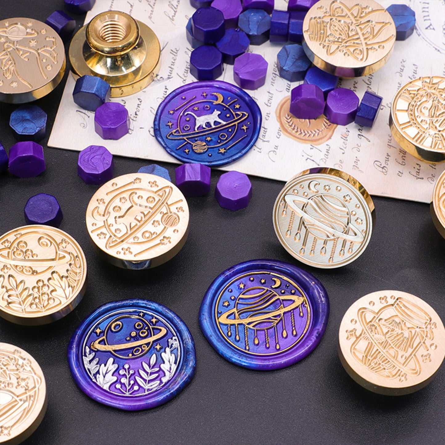 The Milky Way and Star Wax Seal Stamps