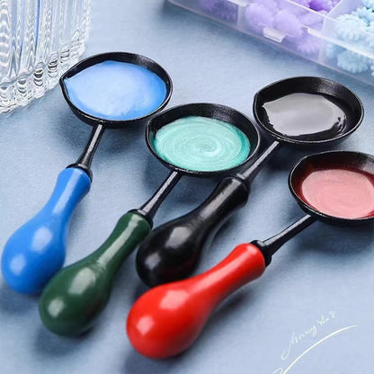 A non-stick wax spoon, Colorful Sealing Wax Spoon