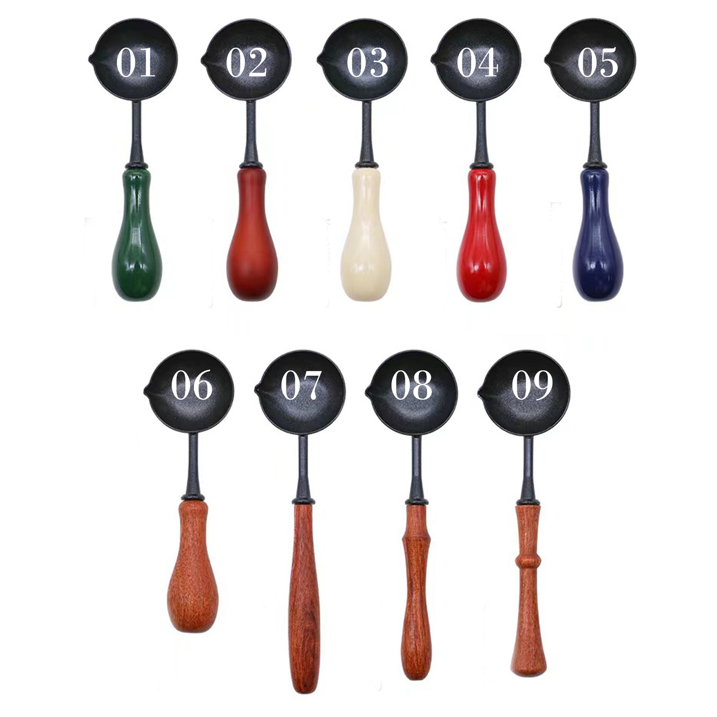 A non-stick wax spoons, Wooden Sealing Wax Spoon