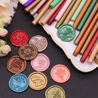 10*0.7cm Sealing Wax Sticks, 94 Colors Wax Seal Sticks