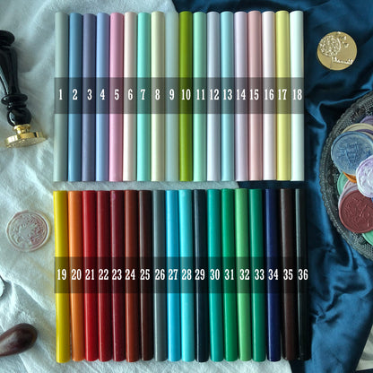 Matte Sealing Wax Sticks - 36 Colors